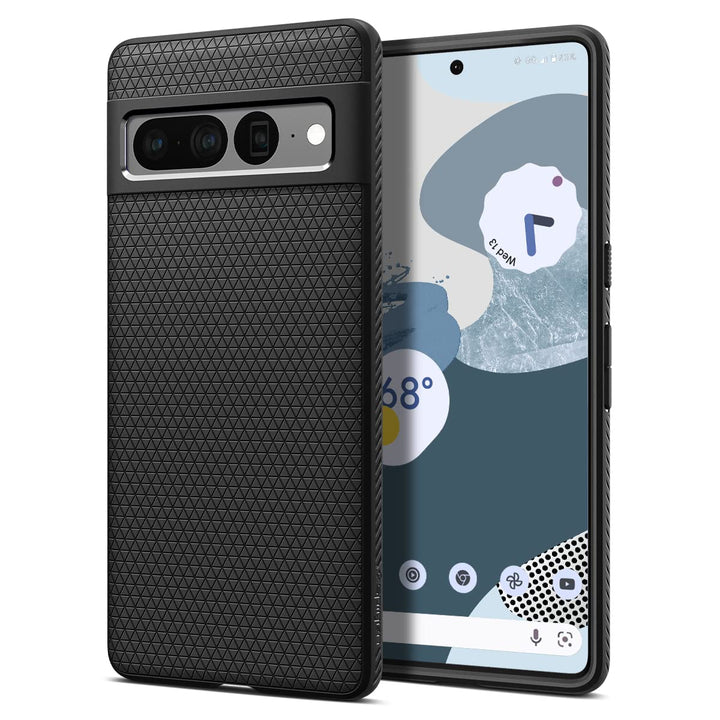 Matte Black Pixel 7 Pro Liquid Air Case - DOKUTRONIX