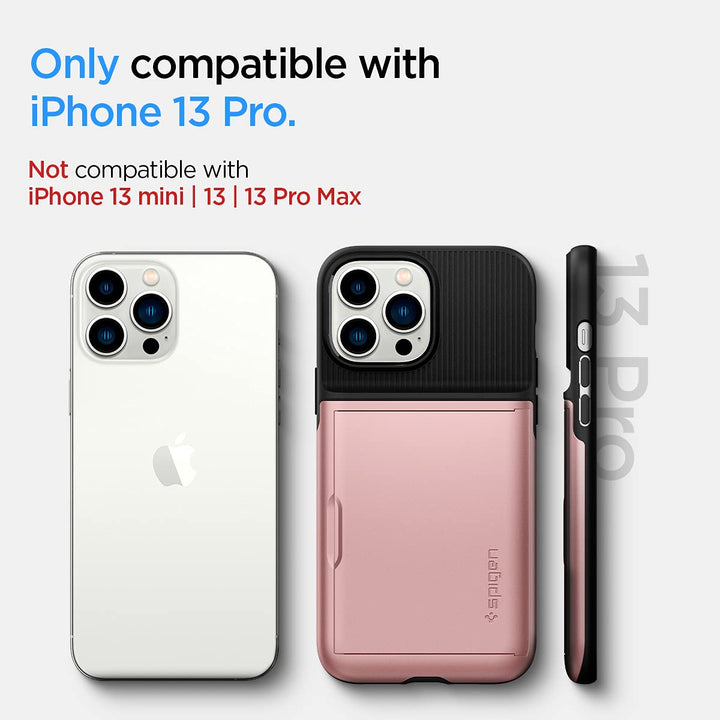 Spigen Rose Gold Slim Armor Case for iPhone 13 Pro - DOKUTRONIX