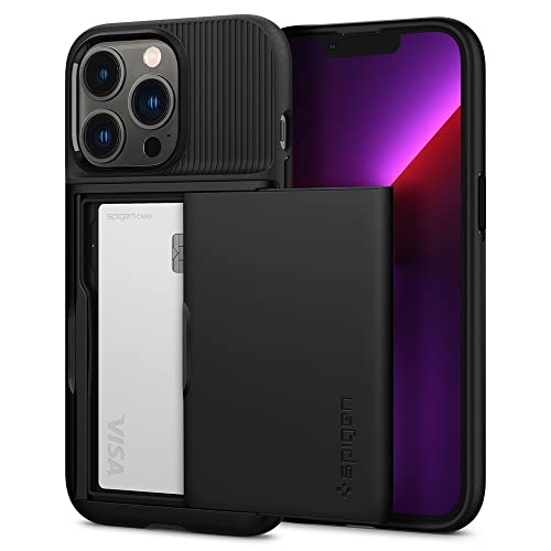Spigen Slim Armor Case for iPhone 13 Pro - Black - DOKUTRONIX