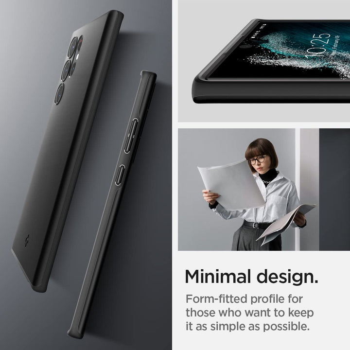 Spigen SlimGuard Case for Galaxy S22 Ultra - Black - DOKUTRONIX