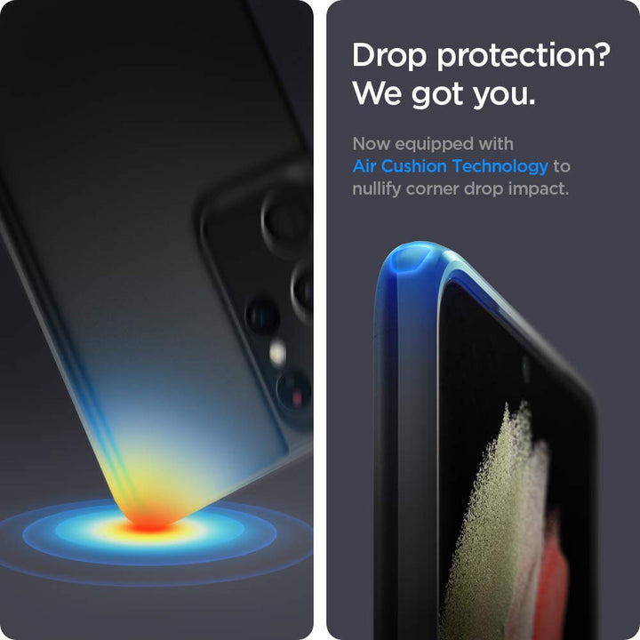 Spigen Ultra Thin Fit Case for Galaxy S21 - Black - DOKUTRONIX