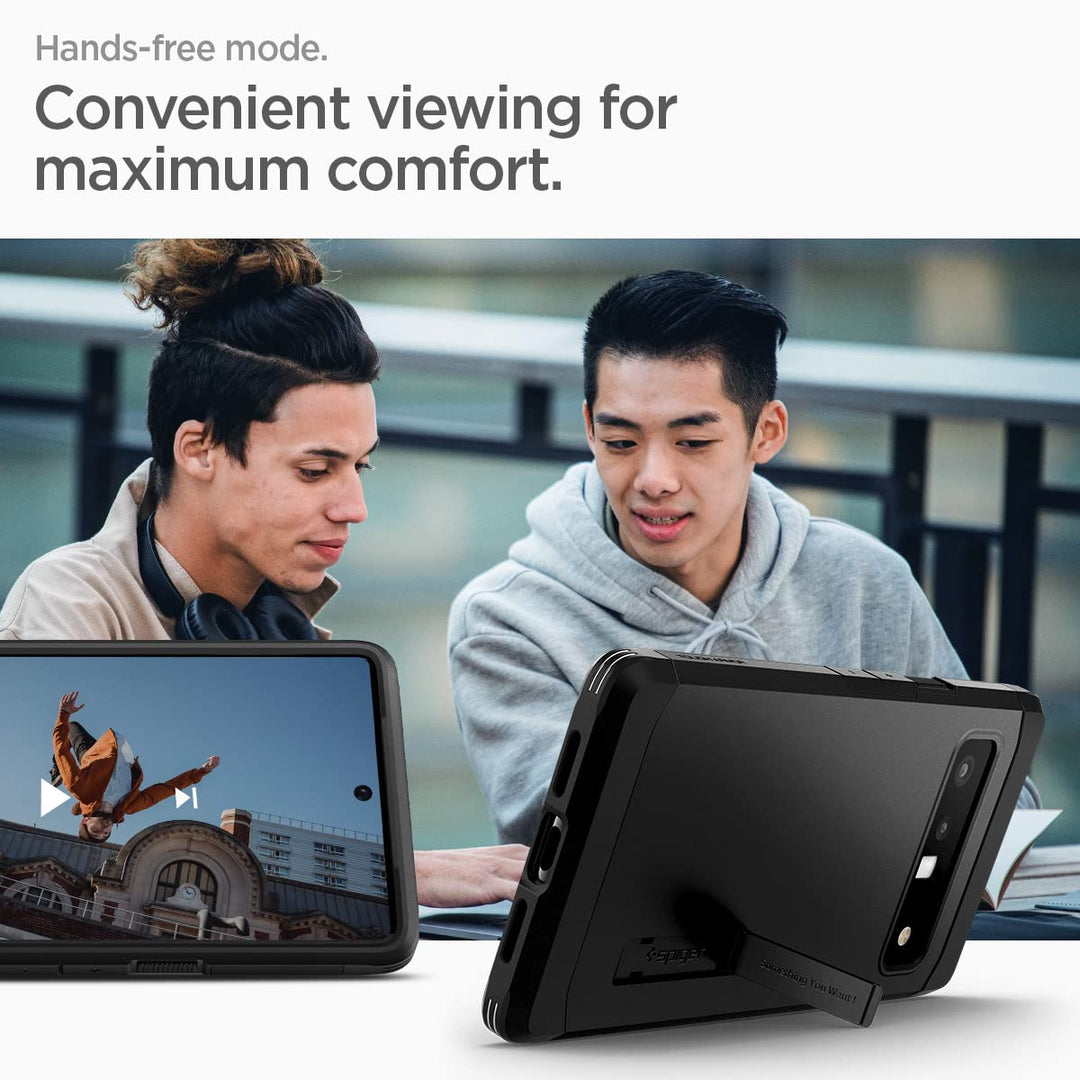 Spigen Pixel 6 Pro Tough Armor Case - Black Defender - DOKUTRONIX