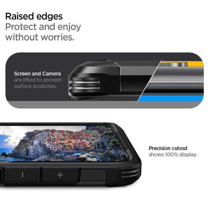 Spigen ToughArmor S20+ Case - Extreme Protection Black - DOKUTRONIX