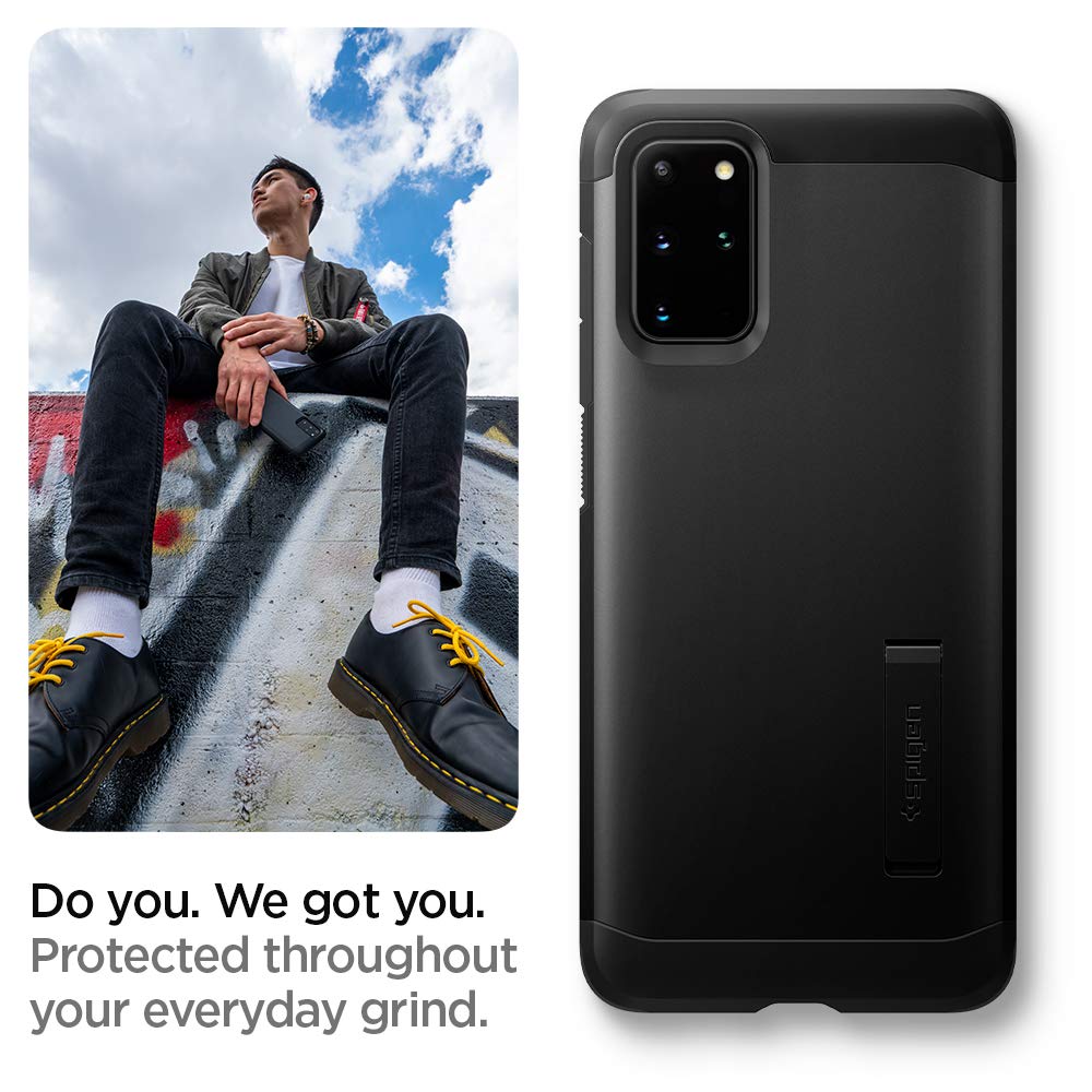 Spigen ToughArmor S20+ Case - Extreme Protection Black - DOKUTRONIX