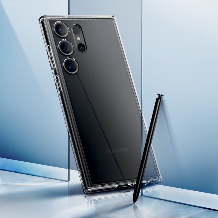 Spigen Ultra Hybrid Crystal Clear Case for S23 Ultra - DOKUTRONIX
