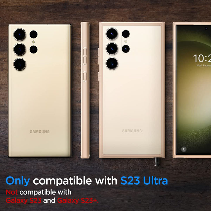 Spigen S23 UltraGuard Case - Sand Beige Shield - DOKUTRONIX