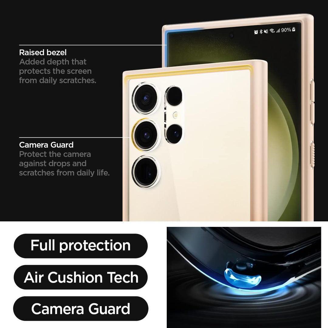 Spigen S23 UltraGuard Case - Sand Beige Shield - DOKUTRONIX