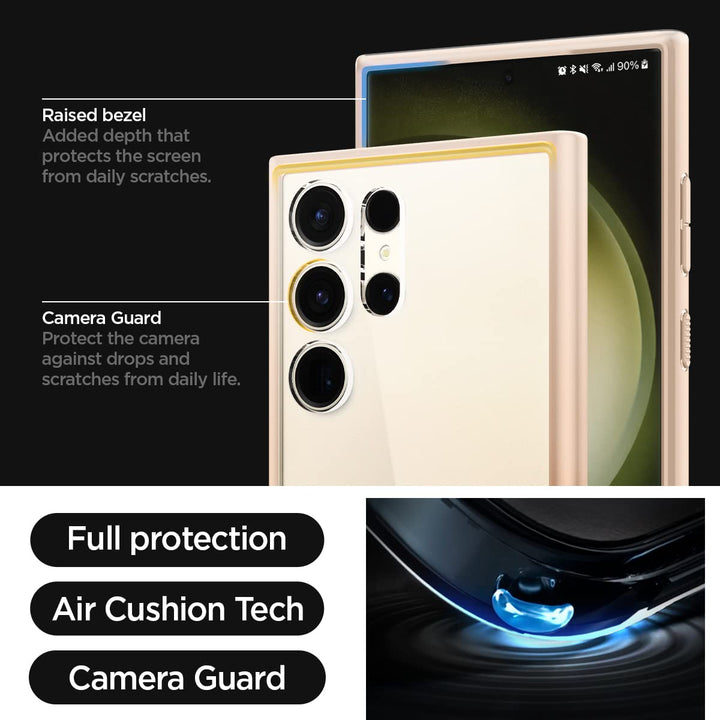 Spigen S23 UltraGuard Case - Sand Beige Shield - DOKUTRONIX