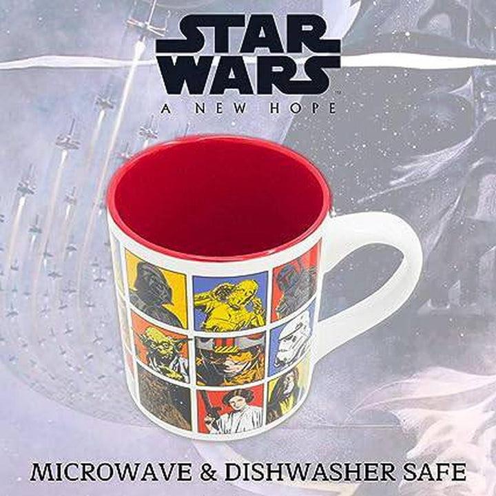 Star Wars Episode IV Character Grid Ceramic Mug - DOKUTRONIX