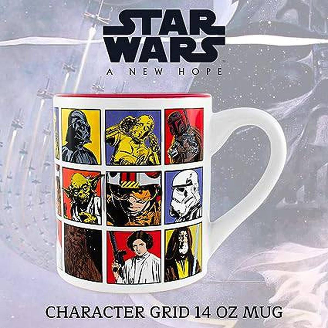 Star Wars Episode IV Character Grid Ceramic Mug - DOKUTRONIX