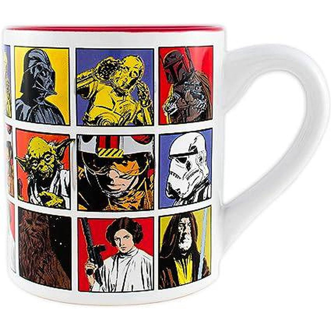 Star Wars Episode IV Character Grid Ceramic Mug - DOKUTRONIX
