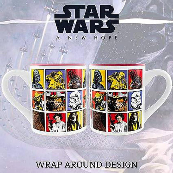 Star Wars Episode IV Character Grid Ceramic Mug - DOKUTRONIX