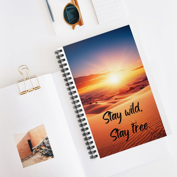 Wild & Free Spiral Notebook: Unleash Your Thoughts - DOKUTRONIX