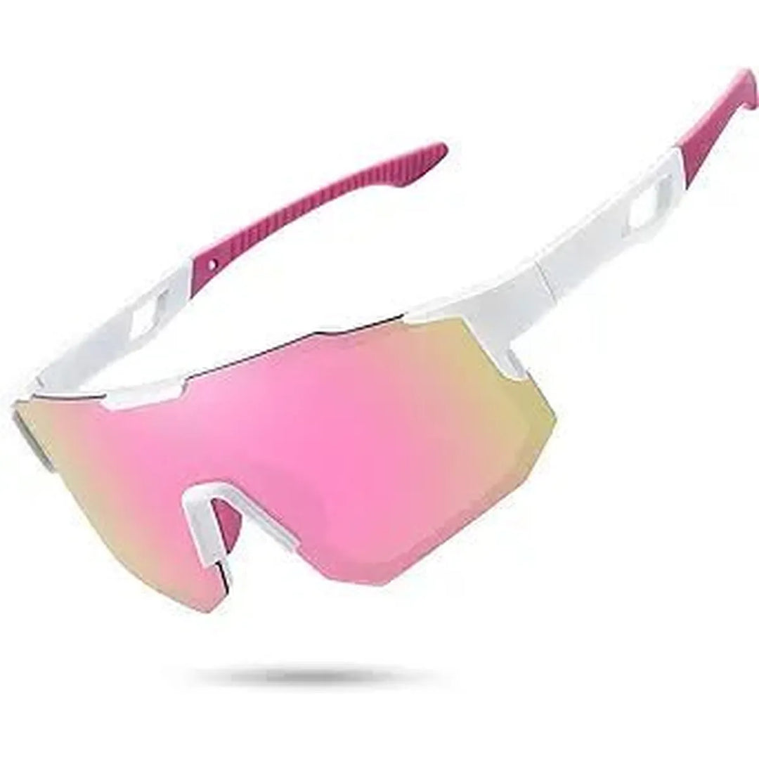 STORYCOAST Polarized Pink Mirror Sports Shades - DOKUTRONIX