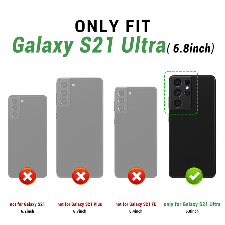 SUAPO Wallet Case for Samsung S21 Ultra - DOKUTRONIX