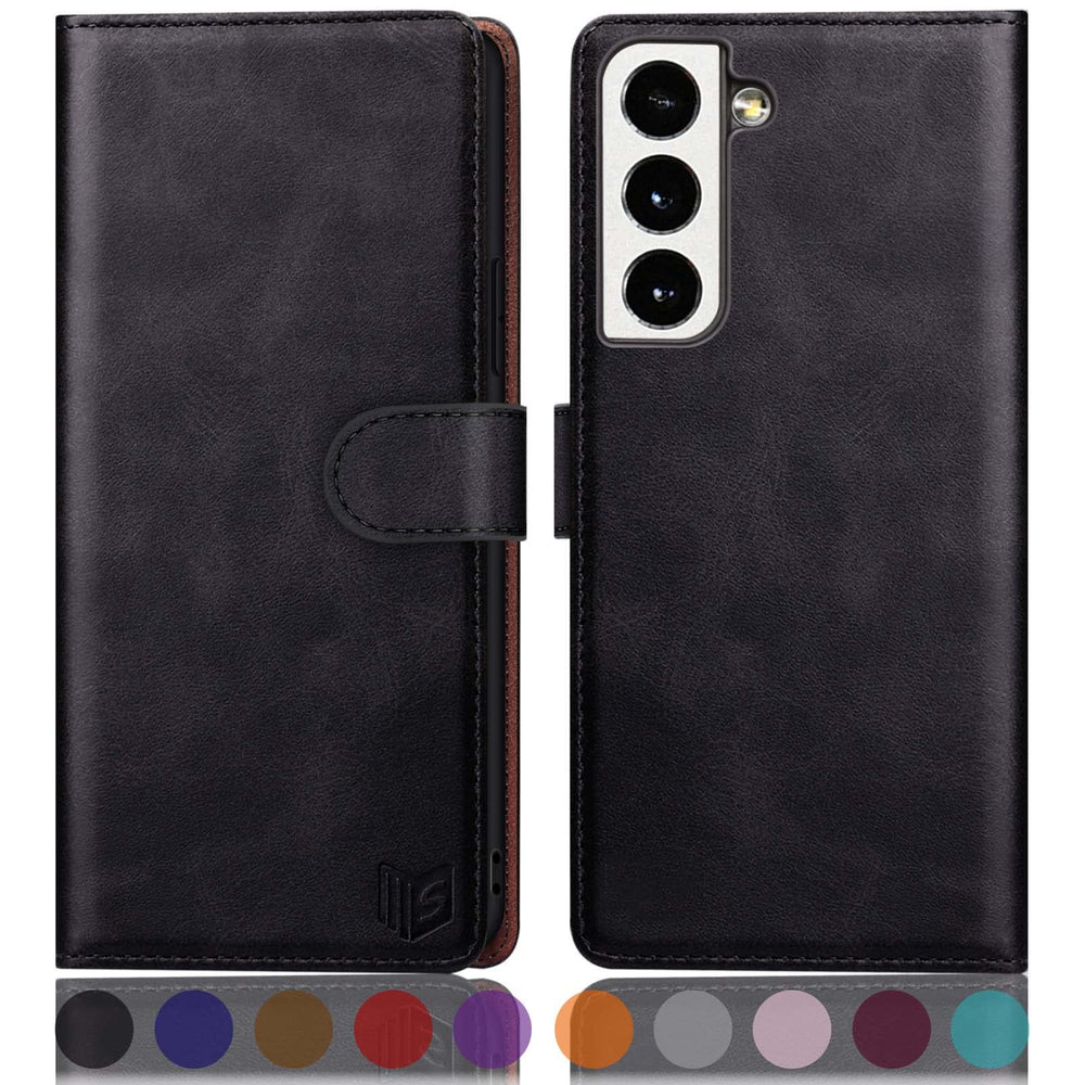 Suanpot RFID Leather Wallet Case for Galaxy S22 - DOKUTRONIX