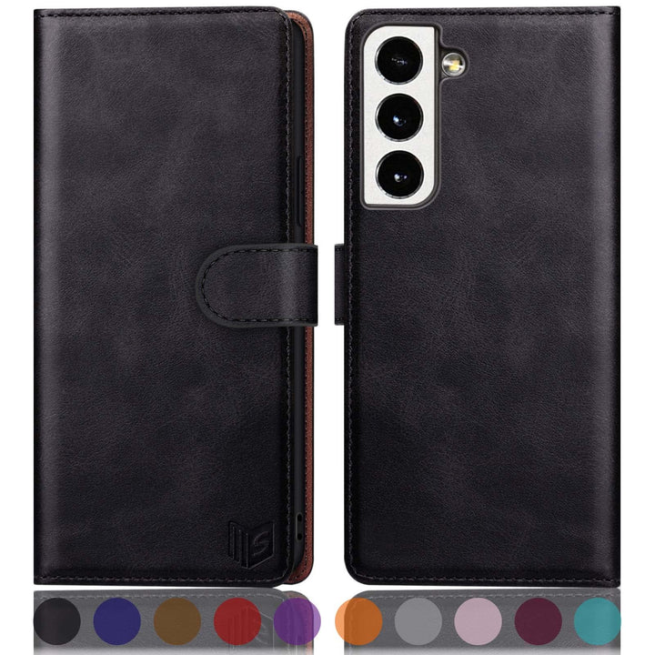 Suanpot RFID Leather Wallet Case for Galaxy S22 - DOKUTRONIX