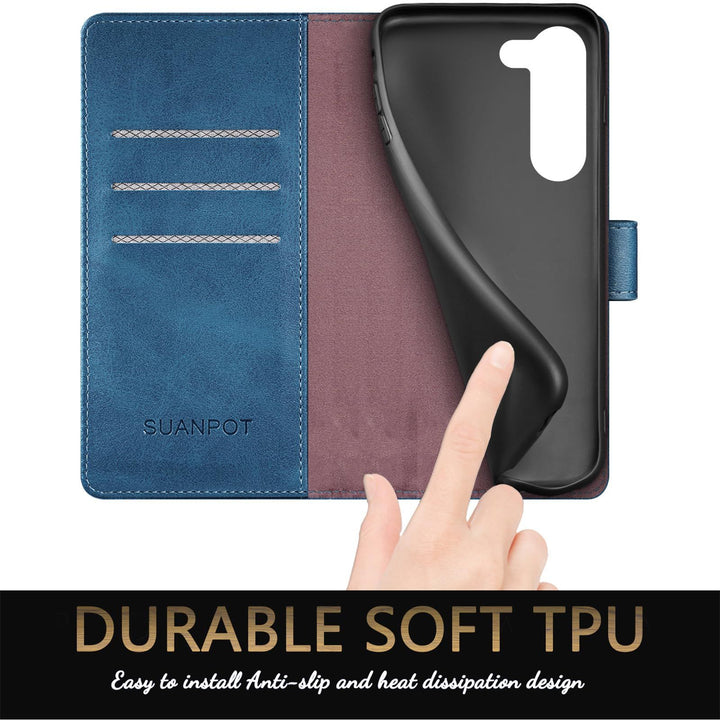 GalaxySafe S23Plus Wallet Case: RFID Credit Card Holder - DOKUTRONIX