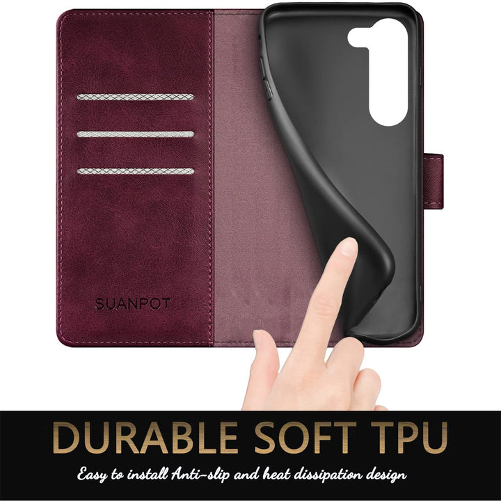 GalaxySafe S23Plus Wallet Case: RFID Credit Card Holder - DOKUTRONIX