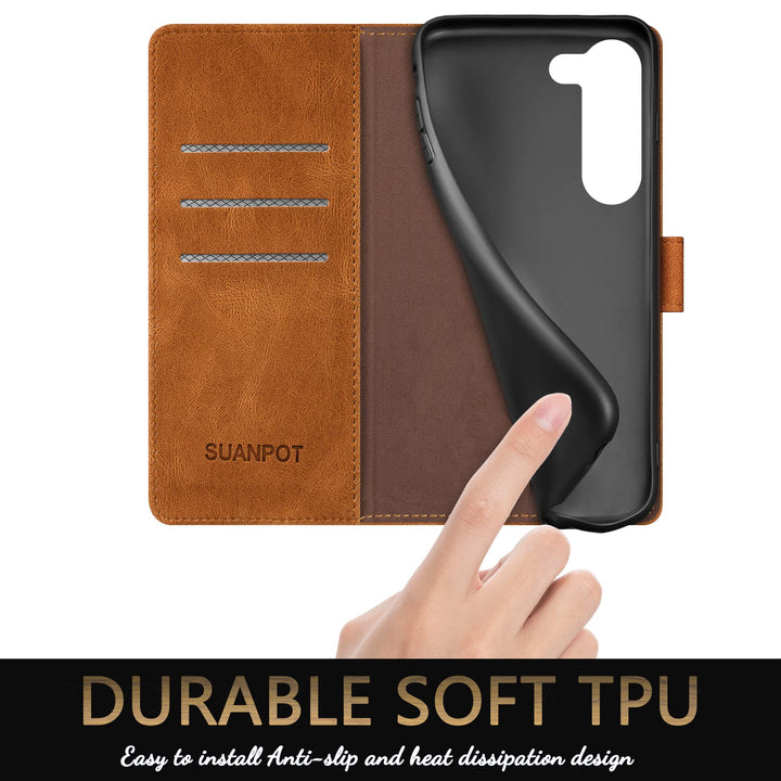 GalaxySafe S23Plus Wallet Case: RFID Credit Card Holder - DOKUTRONIX