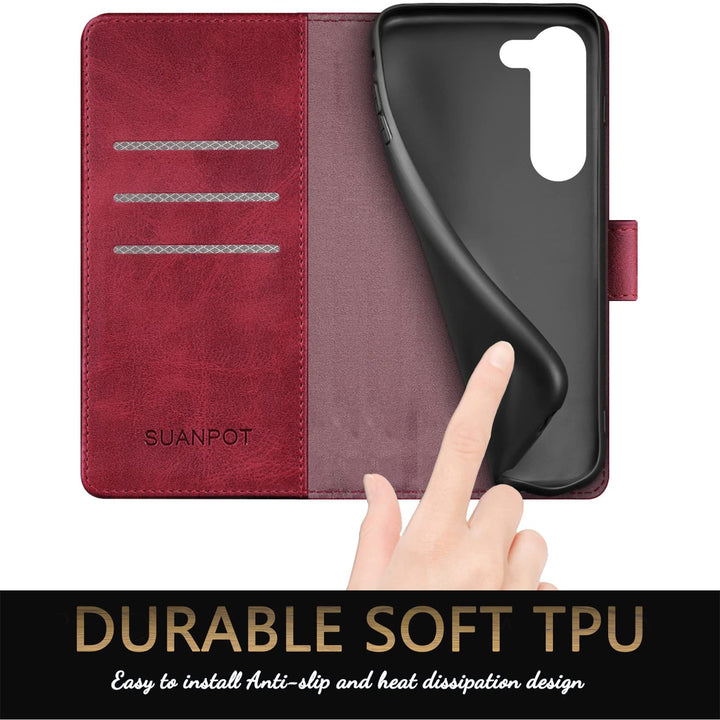 GalaxySafe S23Plus Wallet Case: RFID Credit Card Holder - DOKUTRONIX