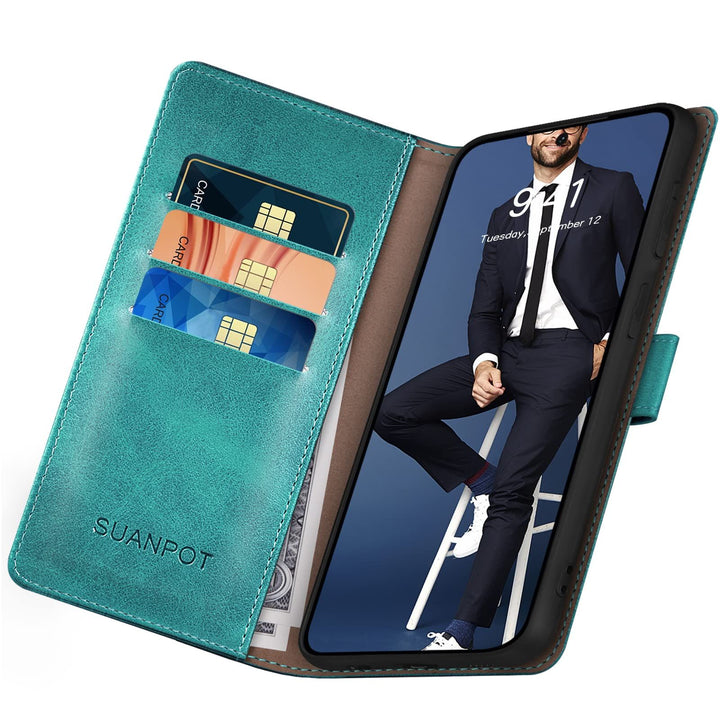 GalaxySafe S23Plus Wallet Case: RFID Credit Card Holder - DOKUTRONIX