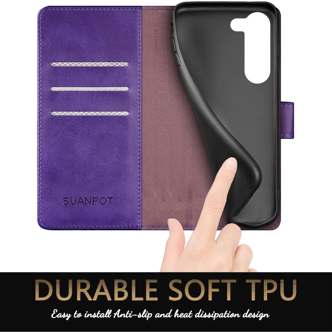 GalaxySafe S23Plus Wallet Case: RFID Credit Card Holder - DOKUTRONIX