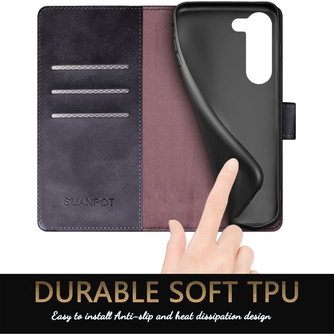GalaxySafe S23Plus Wallet Case: RFID Credit Card Holder - DOKUTRONIX