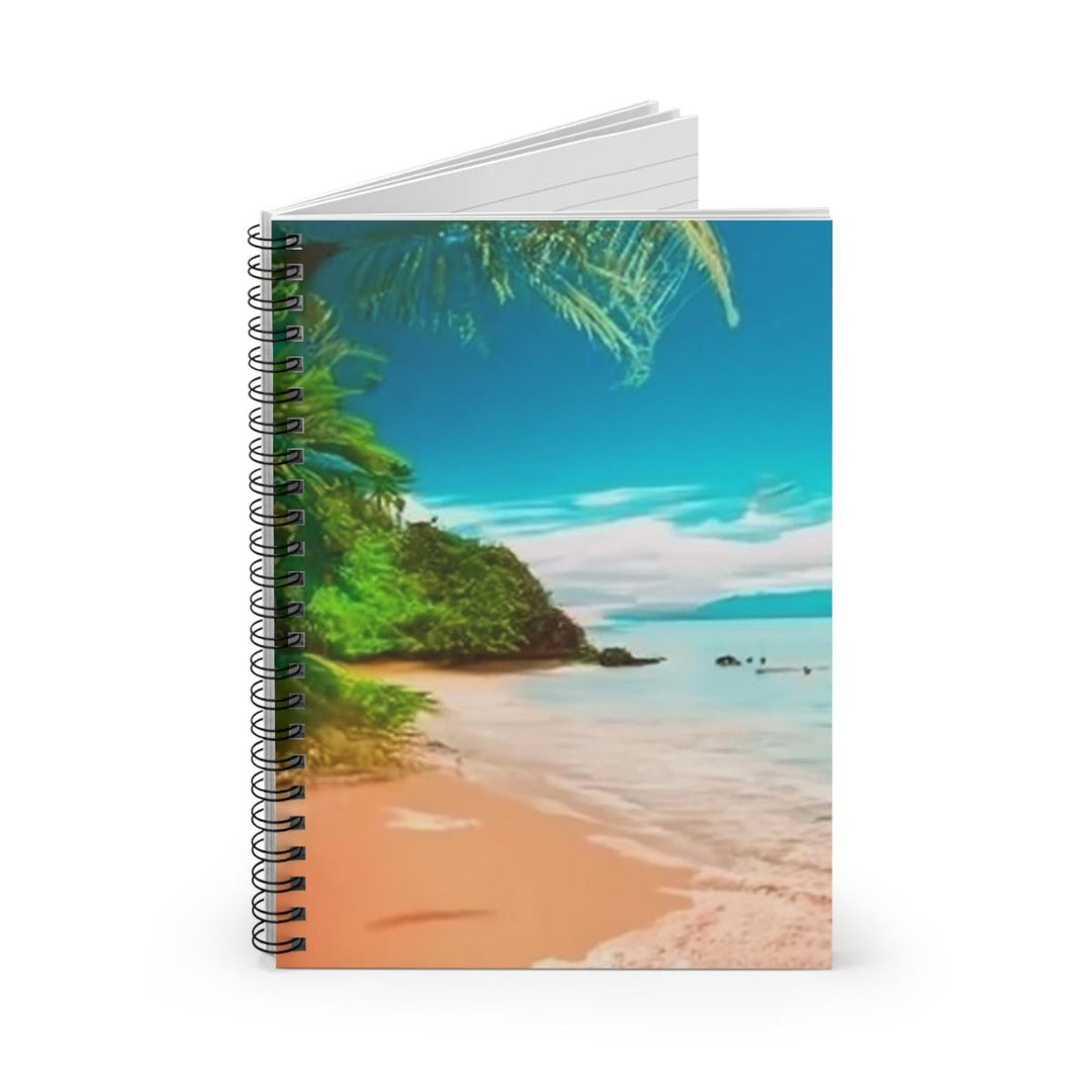 Beach Breeze Spiral Notebook: Summer Vibes Edition - DOKUTRONIX