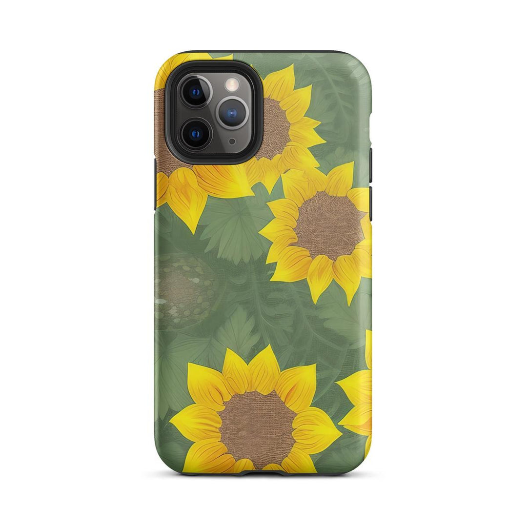Sunflower Heart iPhone Tough Case - DOKUTRONIX