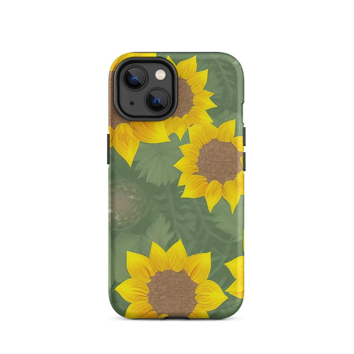 Sunflower Heart iPhone Tough Case - DOKUTRONIX