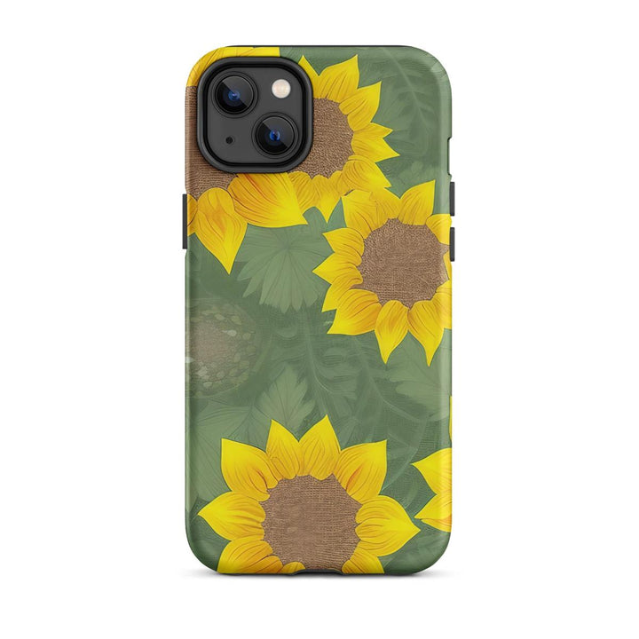 Sunflower Heart iPhone Tough Case - DOKUTRONIX