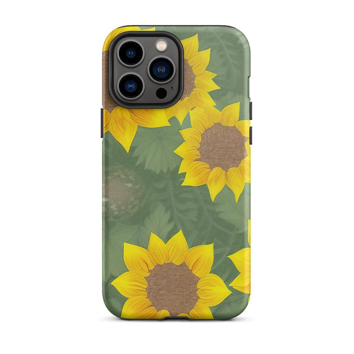 Sunflower Heart iPhone Tough Case - DOKUTRONIX
