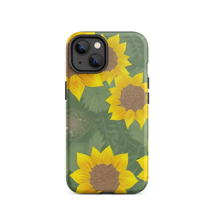 Sunflower Heart iPhone Tough Case - DOKUTRONIX