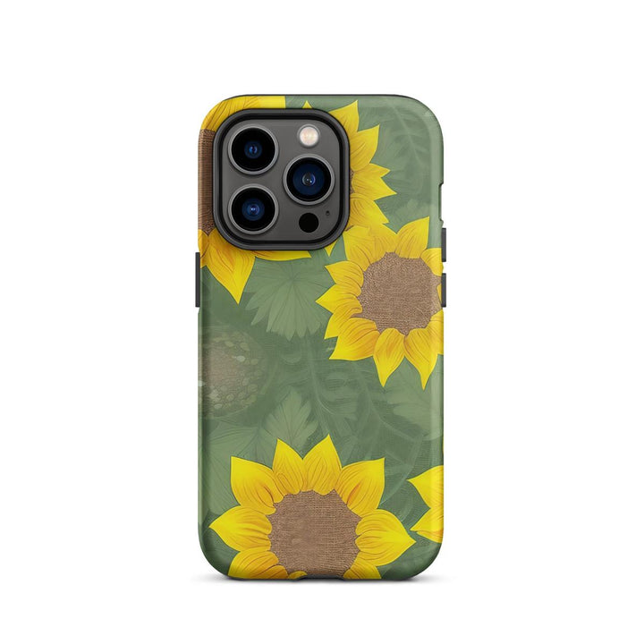 Sunflower Heart iPhone Tough Case - DOKUTRONIX