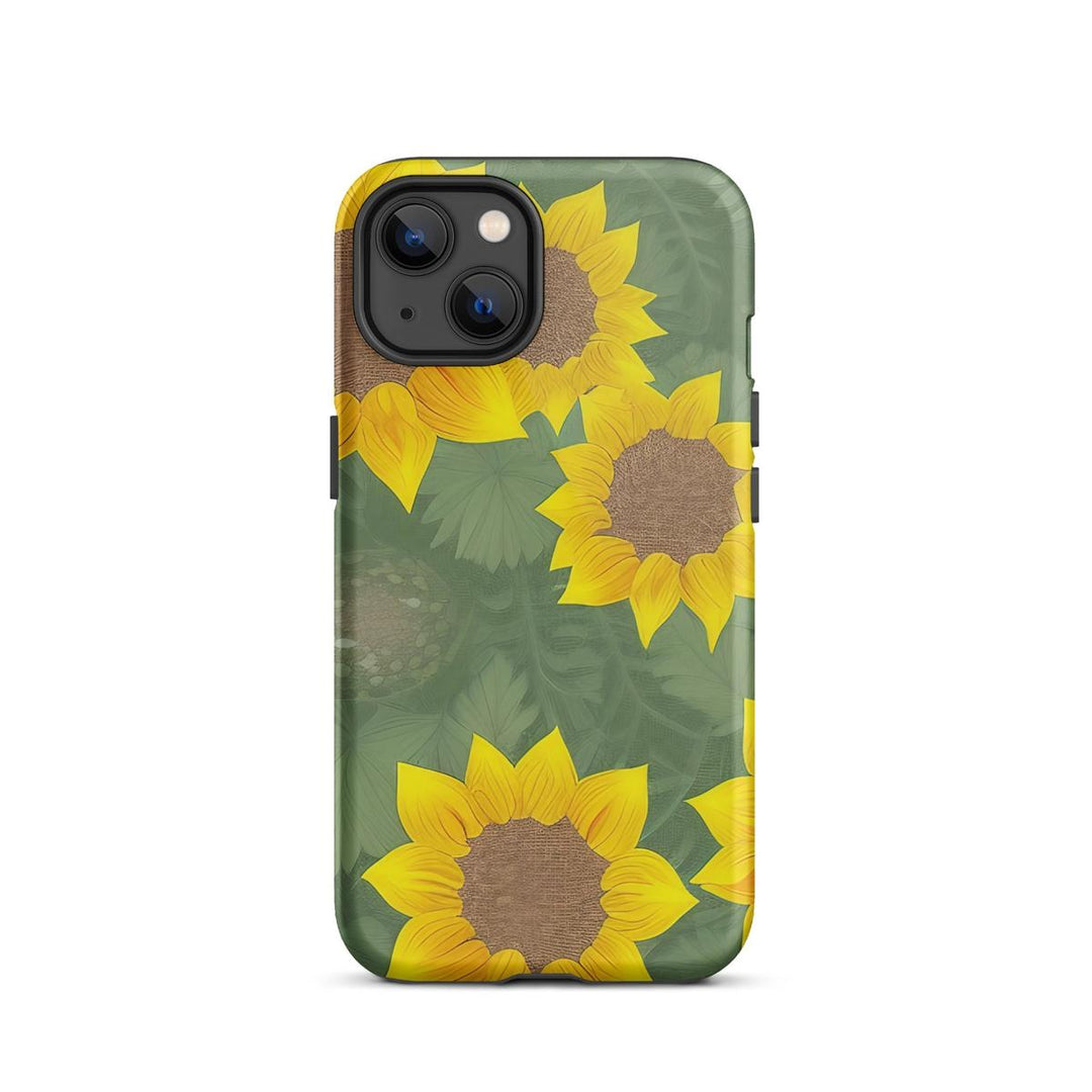 Sunflower Heart iPhone Tough Case - DOKUTRONIX