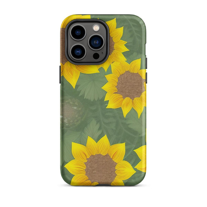 Sunflower Heart iPhone Tough Case - DOKUTRONIX