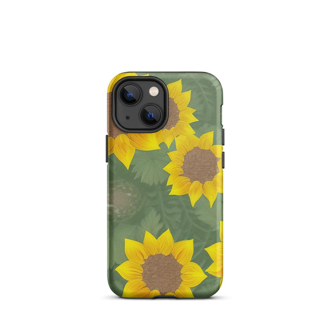 Sunflower Heart iPhone Tough Case - DOKUTRONIX