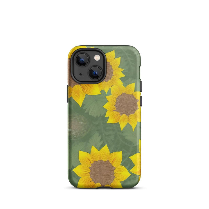 Sunflower Heart iPhone Tough Case - DOKUTRONIX