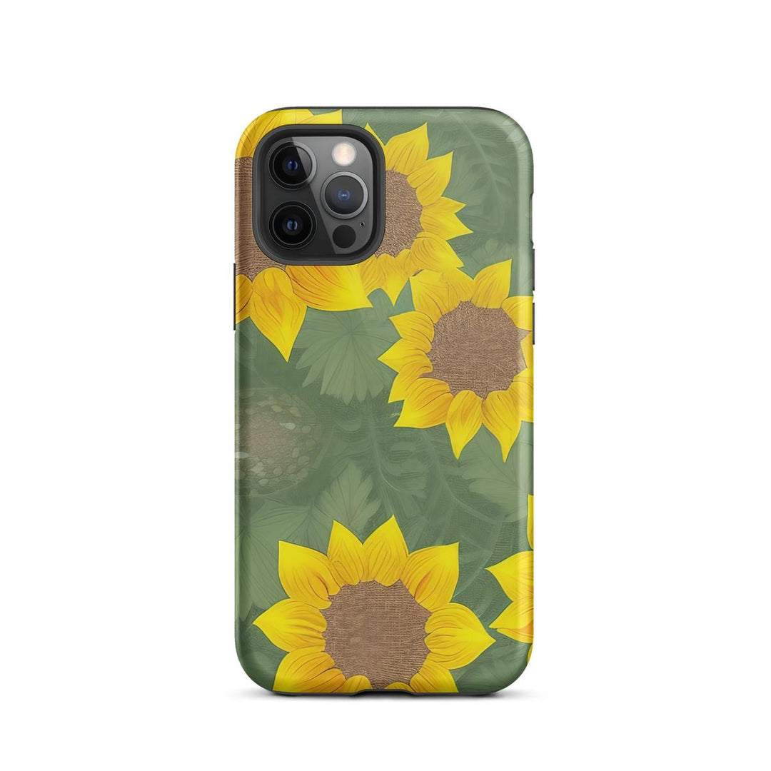 Sunflower Heart iPhone Tough Case - DOKUTRONIX
