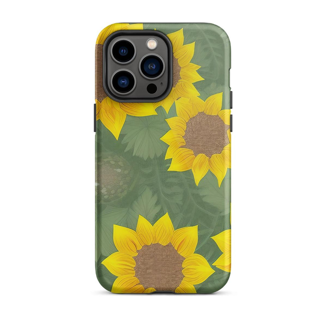 Sunflower Heart iPhone Tough Case - DOKUTRONIX