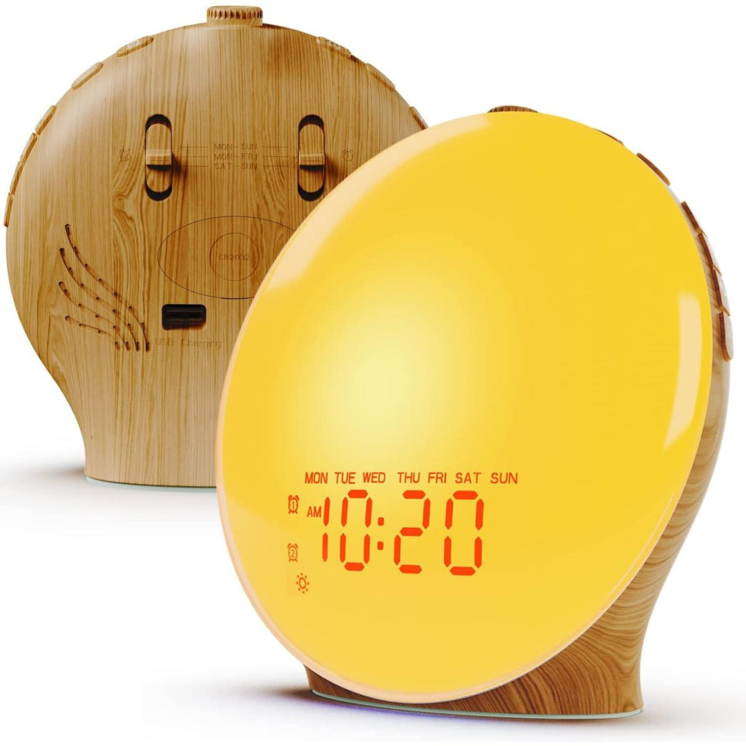 Sunrise Kids Alarm: Dual, FM, Snooze & Sounds - DOKUTRONIX