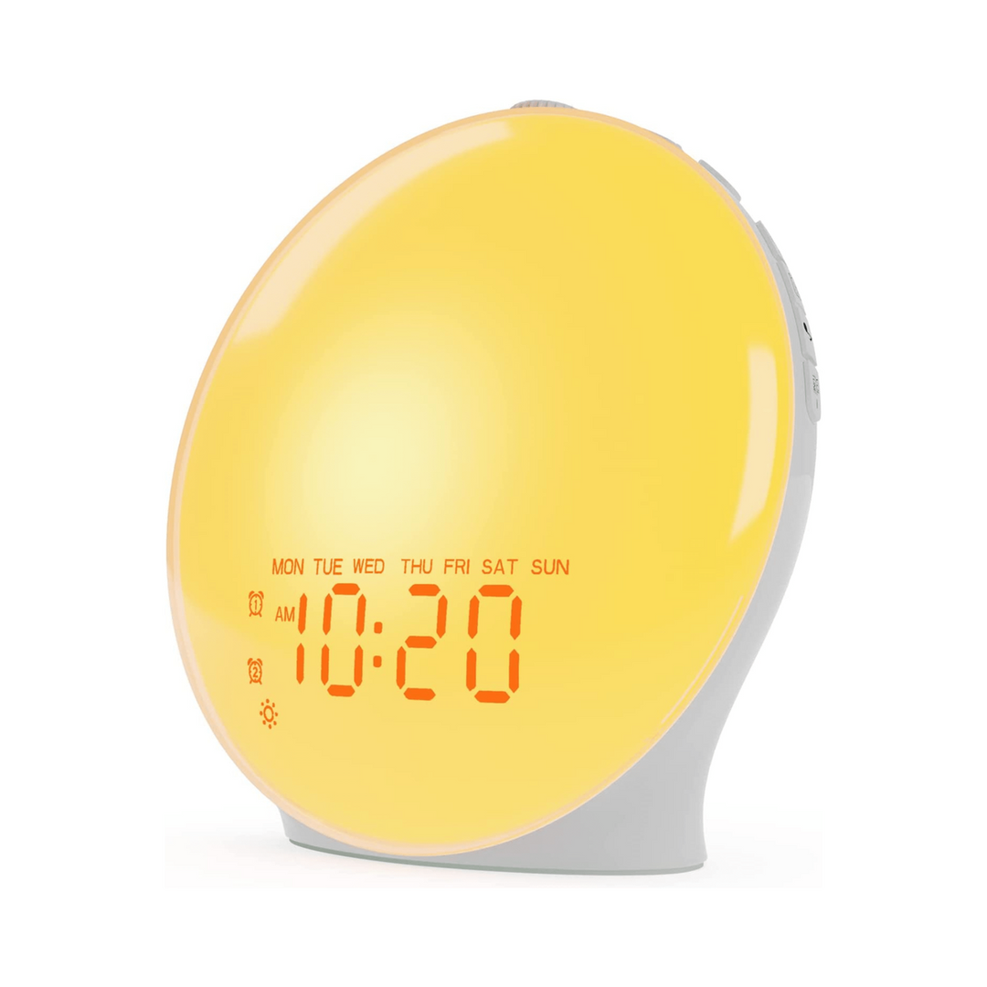 Sunrise Kids Alarm: Dual, FM, Snooze & Sounds - DOKUTRONIX