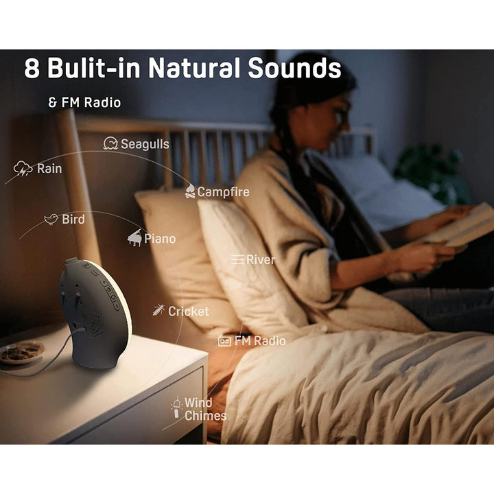 Sunrise Kids Alarm: Dual, FM, Snooze & Sounds - DOKUTRONIX