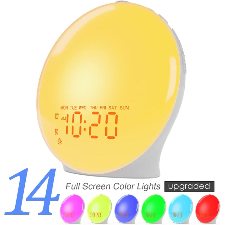 Sunrise Kids Alarm: Dual, FM, Snooze & Sounds - DOKUTRONIX