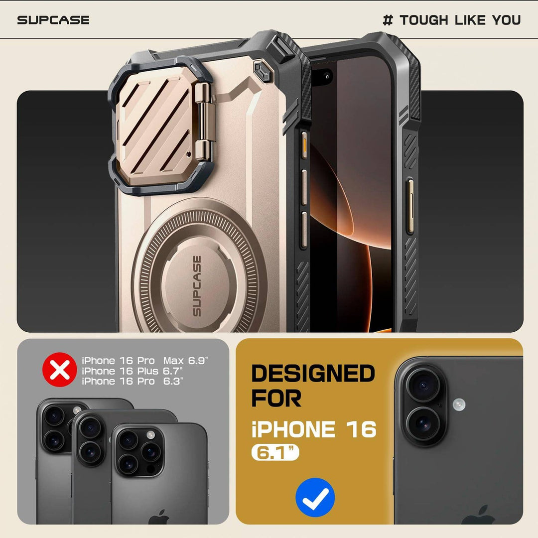 SUPCASE iPhone 16 Pro Rugged Kickstand Case - DOKUTRONIX