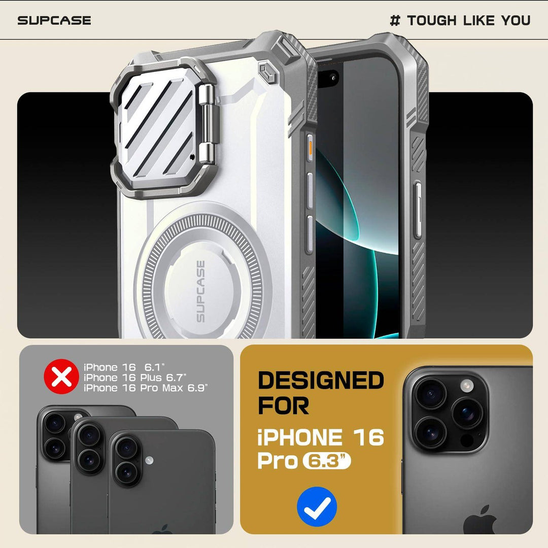 SUPCASE iPhone 16 Pro Rugged Kickstand Case - DOKUTRONIX