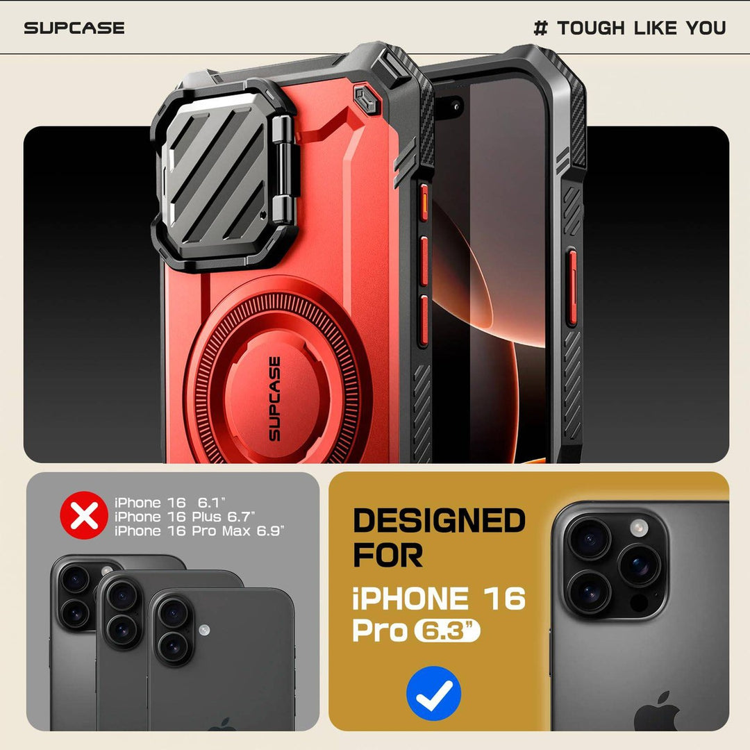SUPCASE iPhone 16 Pro Rugged Kickstand Case - DOKUTRONIX