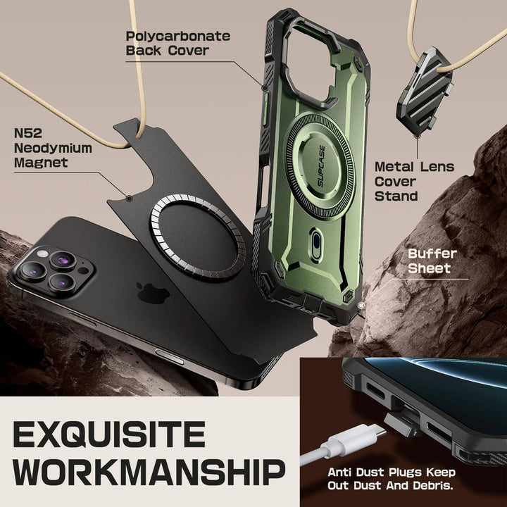 SUPCASE iPhone 16 Pro Rugged Kickstand Case - DOKUTRONIX