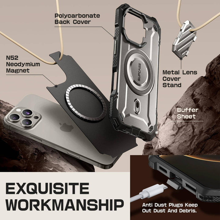 SUPCASE iPhone 16 Pro Rugged Kickstand Case - DOKUTRONIX